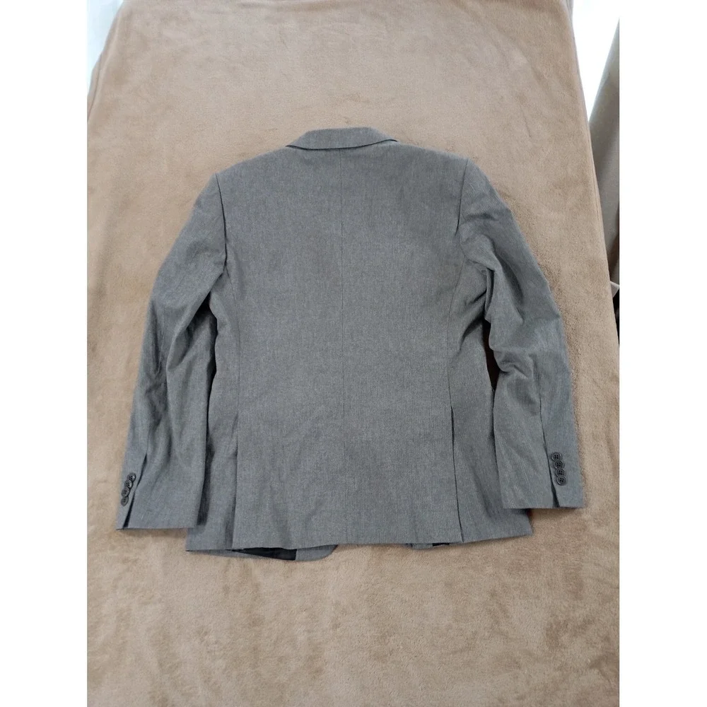 John Varvatos U.S.A  Bedford Blazer‎ Jacket Men 36S Grey Stretch 2 Button EUC
